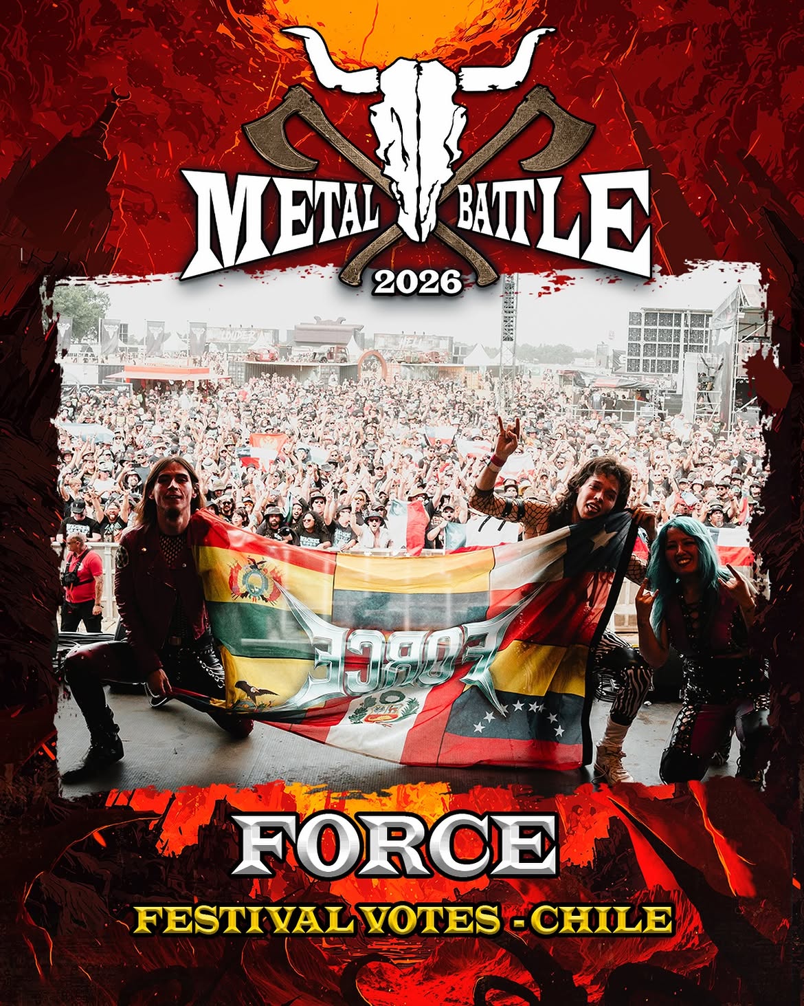 Día histórico para el metal chileno: Force triunfa en Wacken Metal Battle